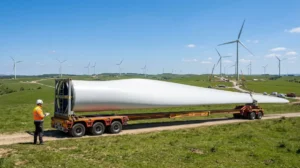 combien mesure une pale d'éolienne