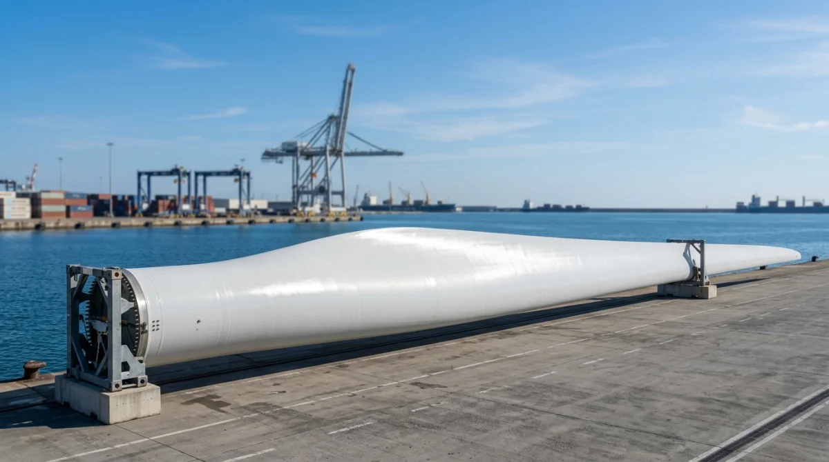combien pèse une pale d'éolienne