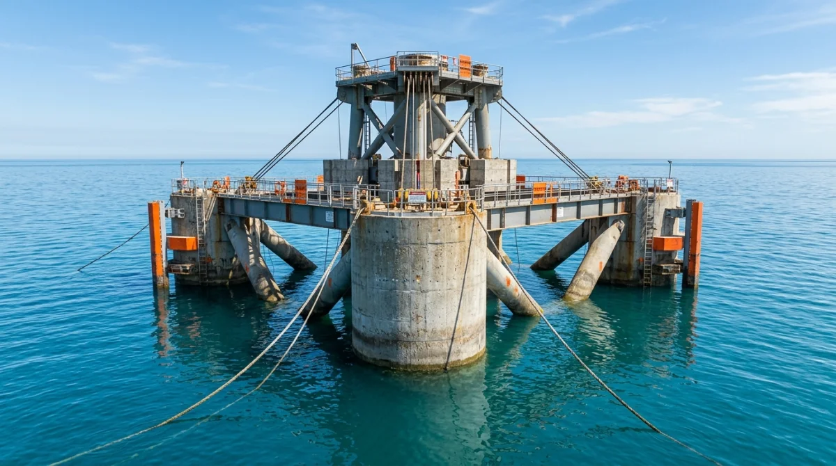 combien de m3 de béton pour une éolienne en mer