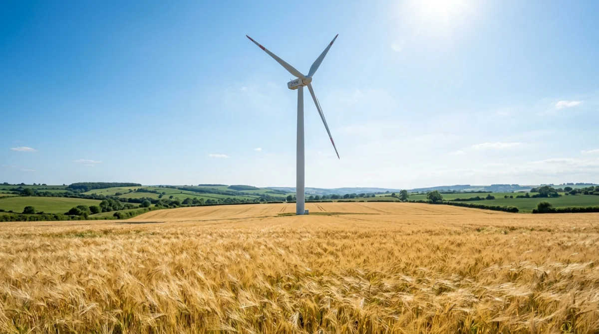 que rapporte une éolienne au propriétaire du terrain